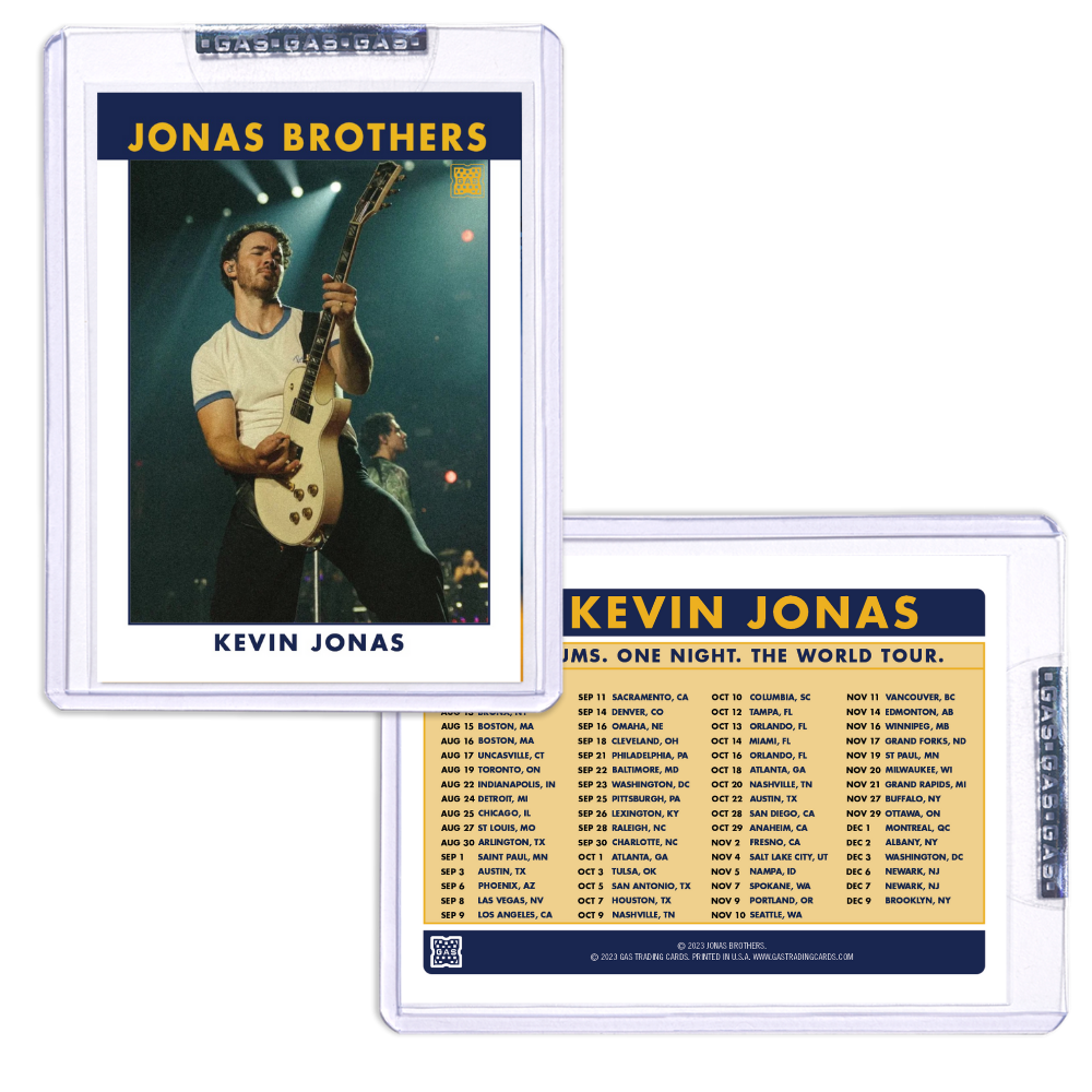 Kevin Jonas Trading Card # 1