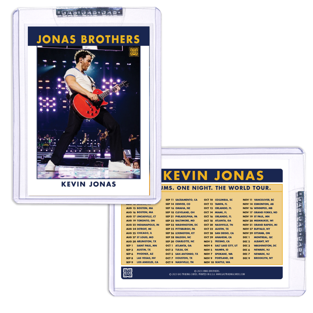 Kevin Jonas Trading Card # 3