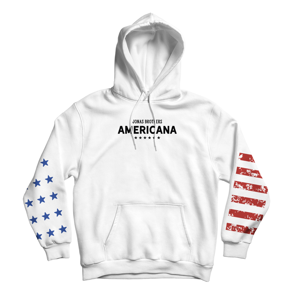 Americana Sweatshirt - White | Jonas Brothers