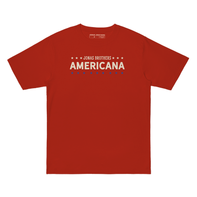 Camiseta Americana - Roja