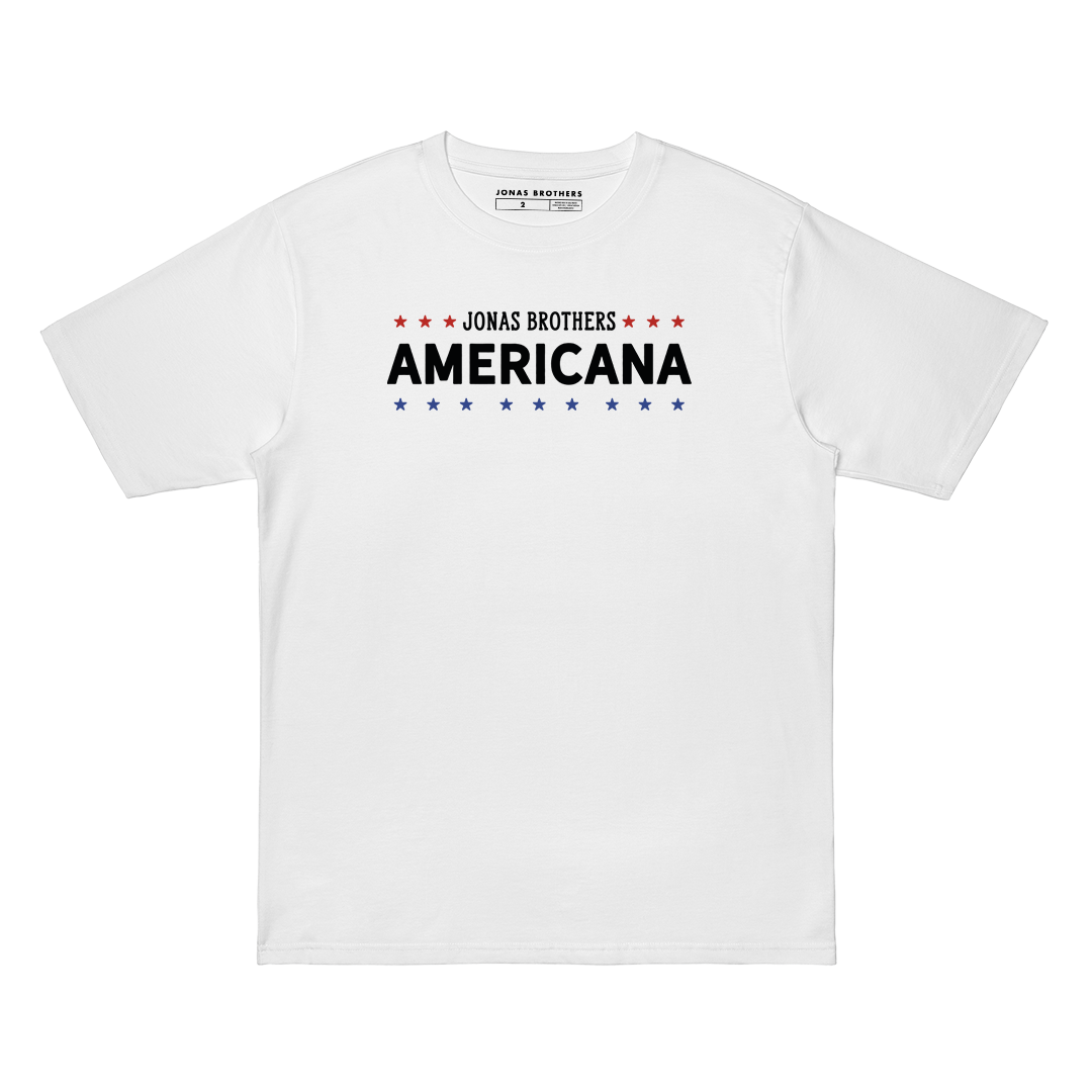 Camiseta Americana - Blanco