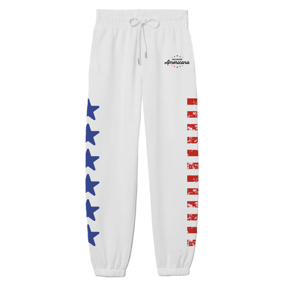 Americana Kids Sweatpants - White
