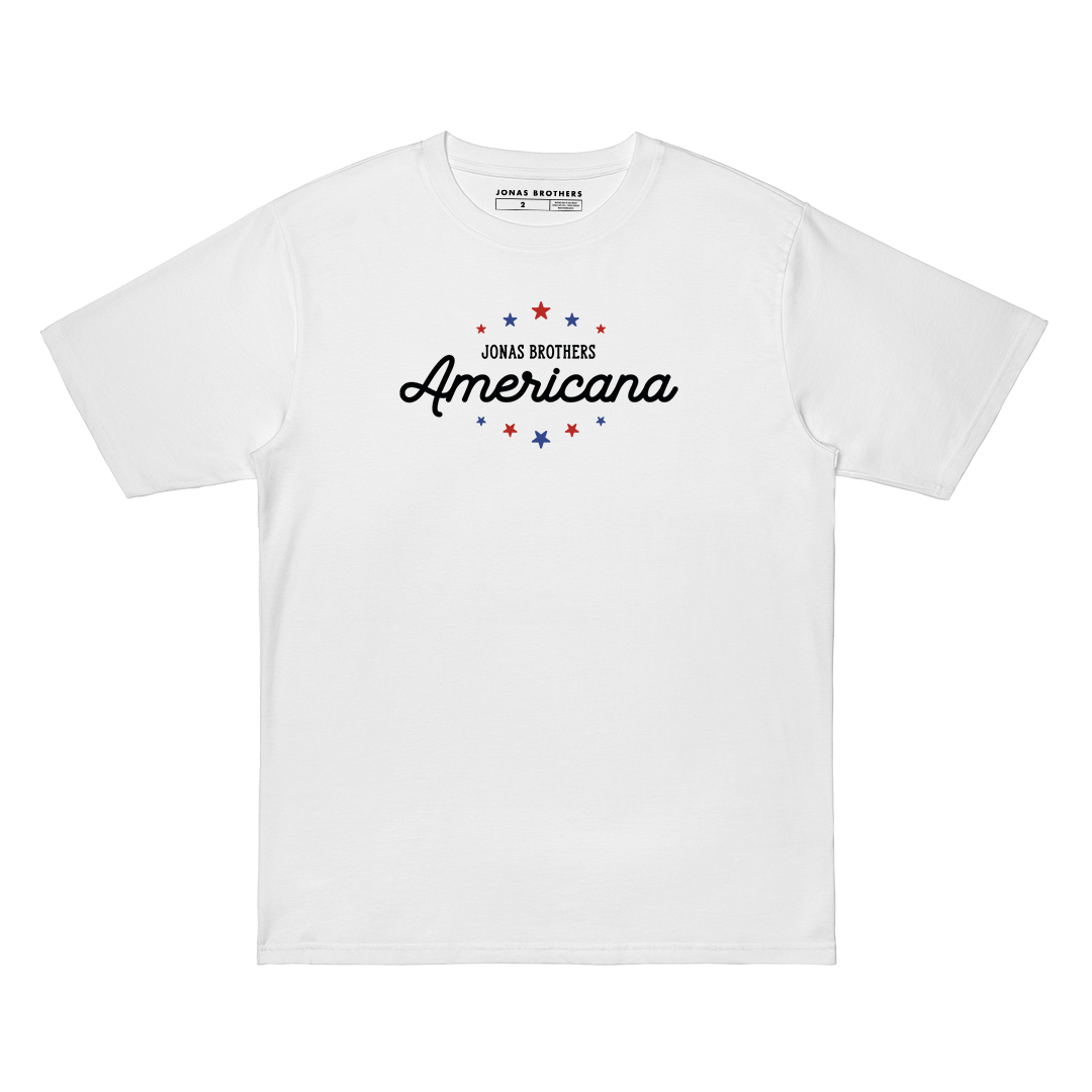 Americana Kinder-T-Shirt – Weiß