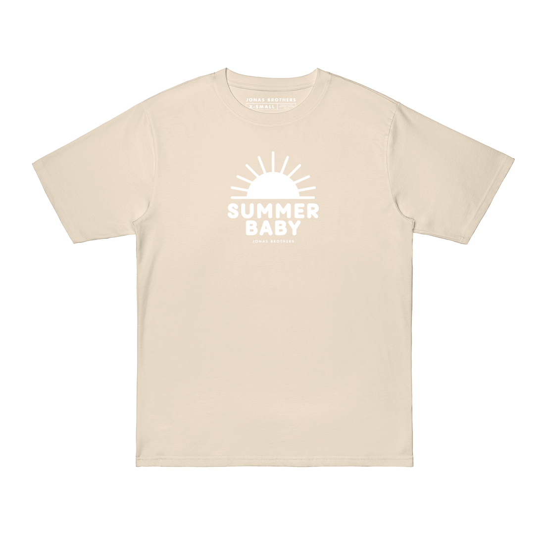 Sommer-Baby-T-Shirt – Creme