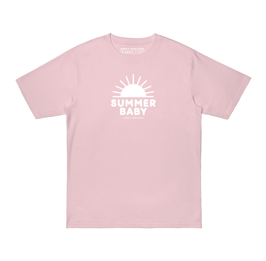 Sommer-Baby-T-Shirt – Rosa