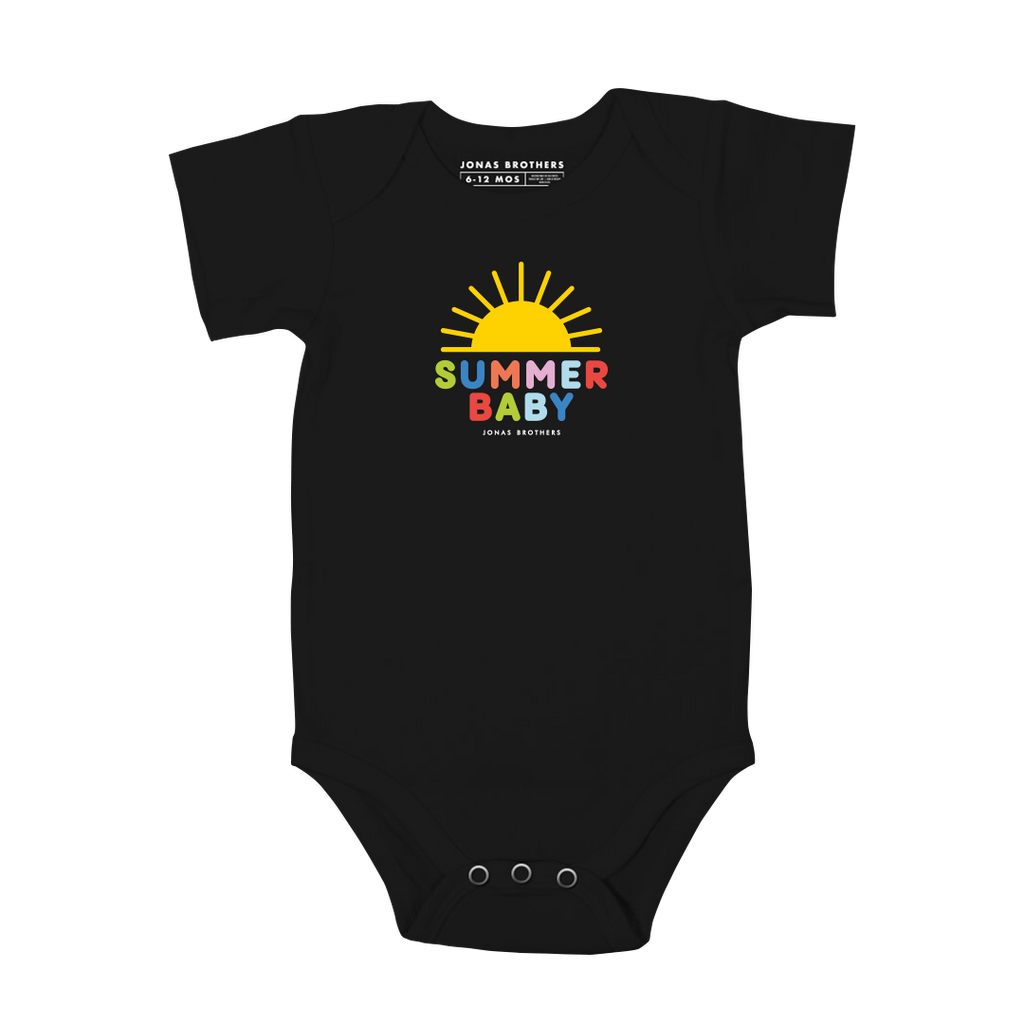 Summer Baby Onesie Black Jonas Brothers - Main Image