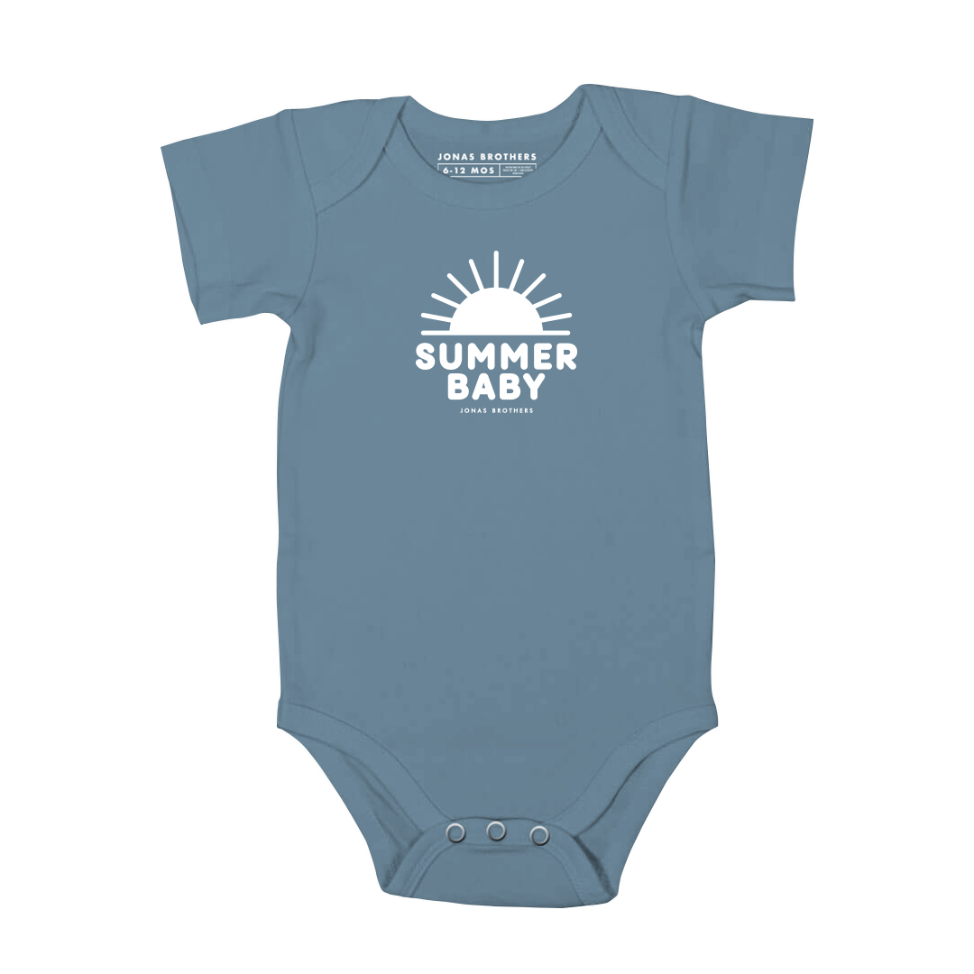 Sommer-Baby-Strampler – Blau