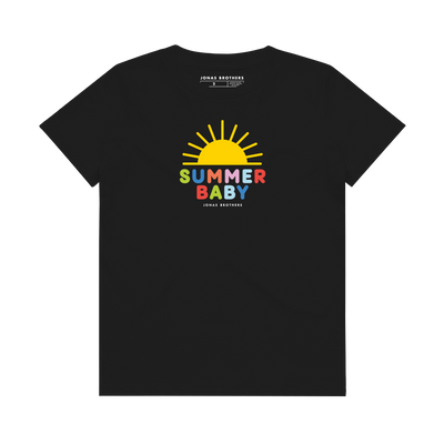 Sommer-Baby-Kinder-T-Shirt – Schwarz