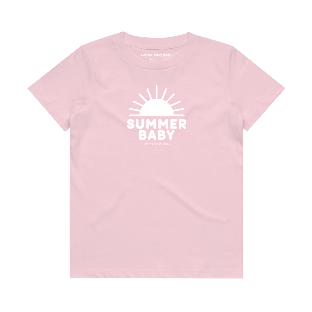 Sommer-Baby-Kinder-T-Shirt – Rosa