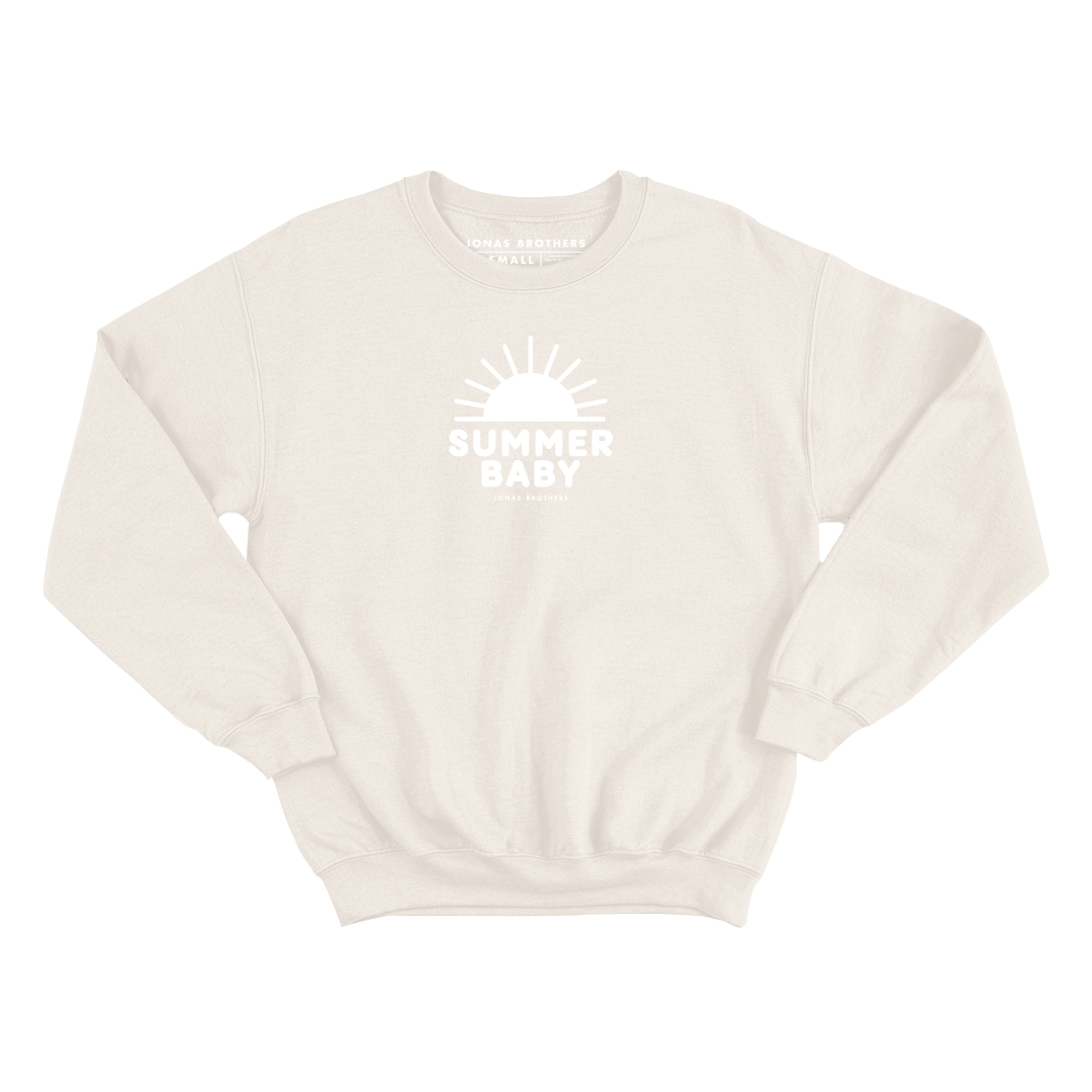 Sommerliches Baby-Sweatshirt – Creme