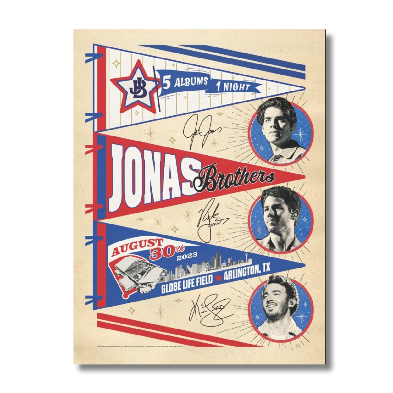 ARLINGTON POSTER Jonas Brothers