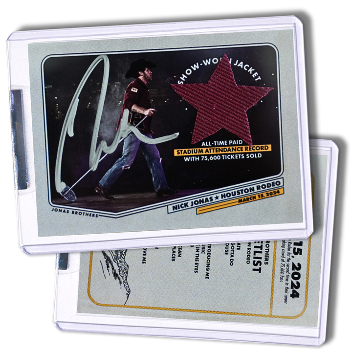 SIGNED - Houston Rodeo Trading Card - Nick – Jonas Brothers