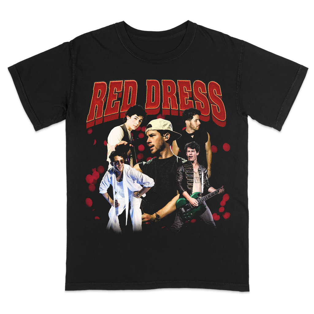 jonas brothers red dress Red Dress Tee