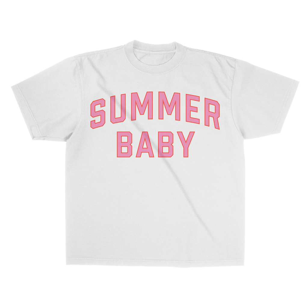 BABYL K×A×W×A×I×ITシャツ Summer Baby Collegiate Tee - White | Jonas Brothers