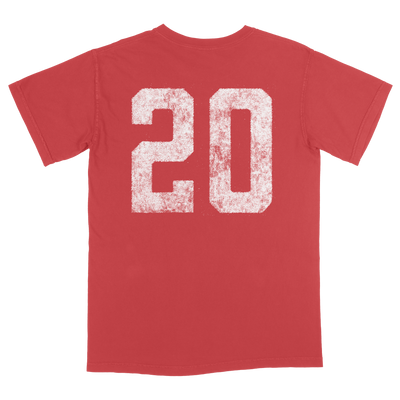Vintage Red 20 Tee