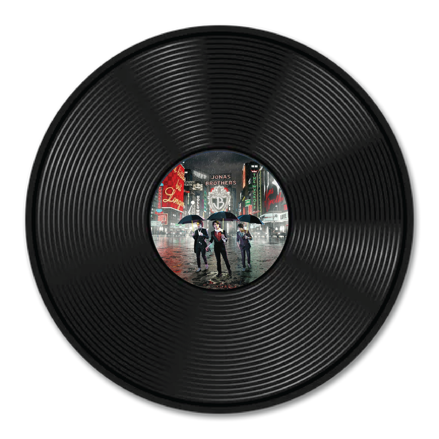 Jonas Brothers Album Vinyl Coasters