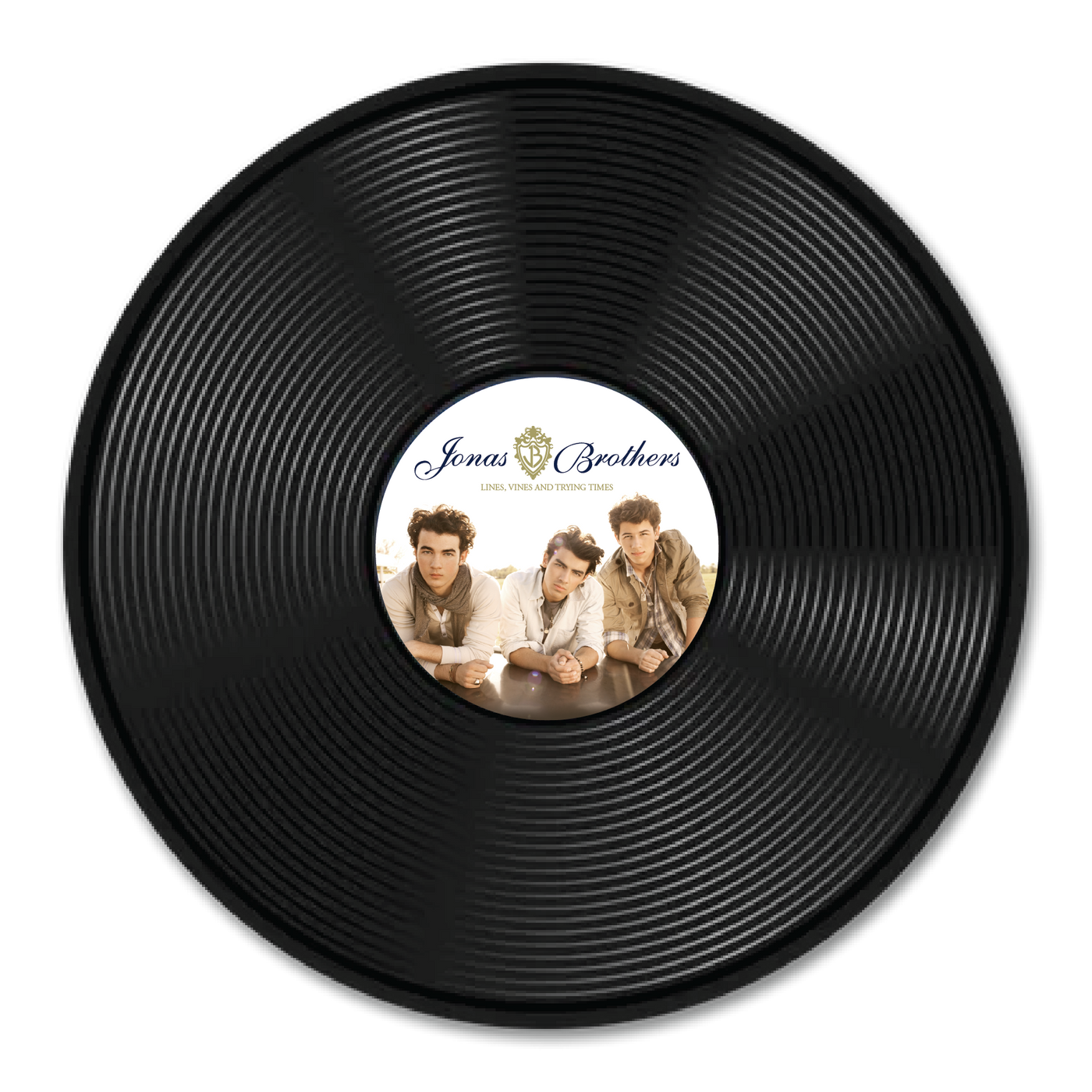 Jonas Brothers Album Vinyl Coasters