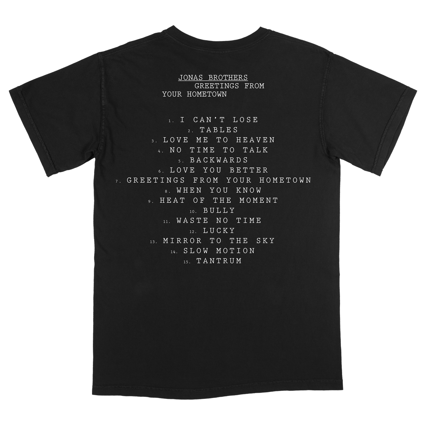 Greetings Tracklisting Frame Tee