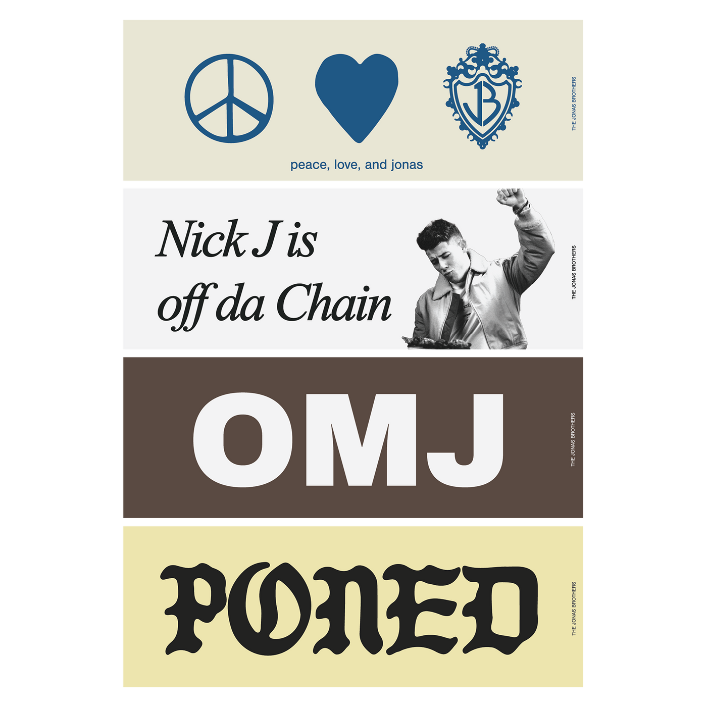 Jonas Throwback Sticker Pack