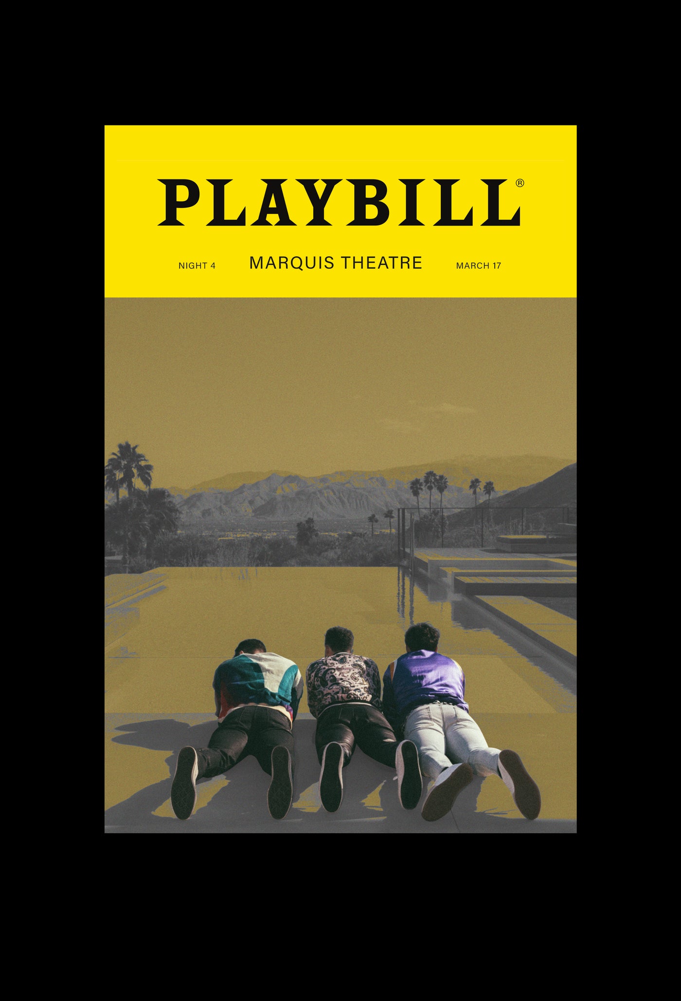 Poster - Playbill Night Four - Happiness Begins