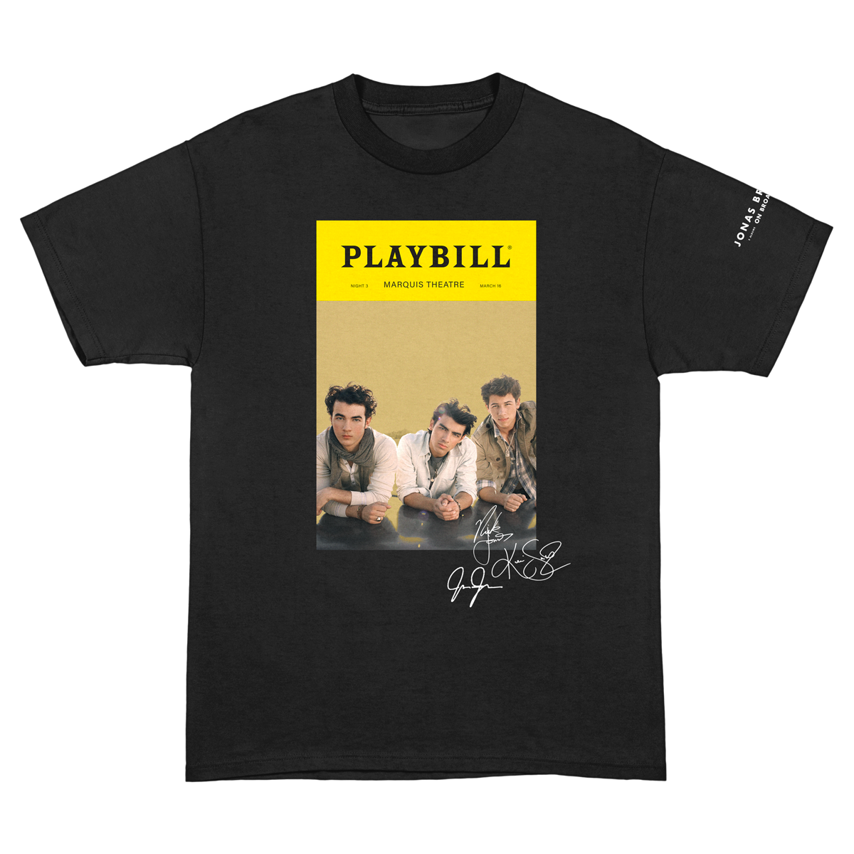 Limitierte Auflage – LINES, VINES &amp; TRYING TIMES Playbill T-Shirt