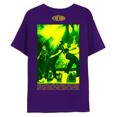 REMEMBER THIS PURPLE TOUR TEE