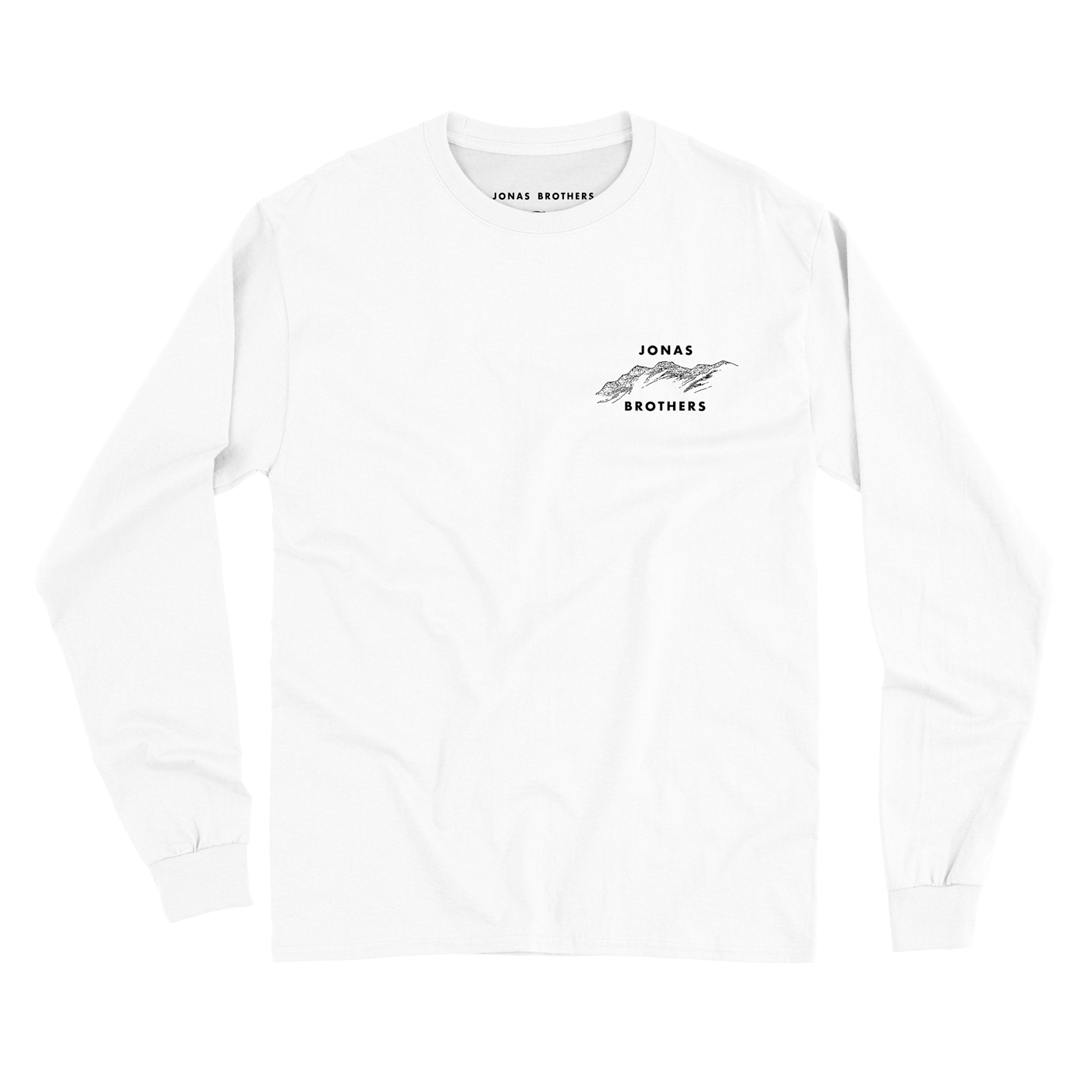 The Mountain Shirt - White Long Sleeve