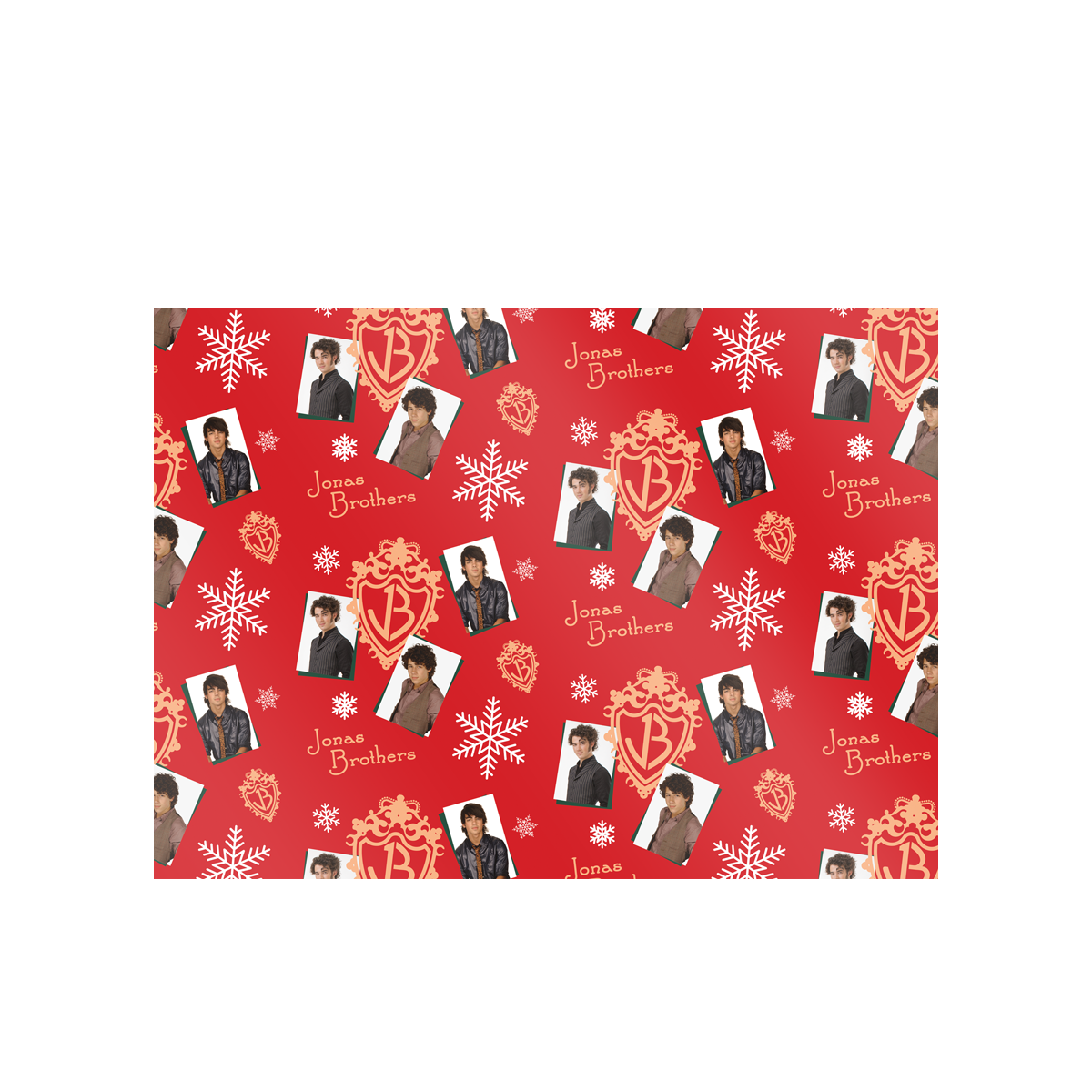 Jonas Brothers Holiday Wrapping Paper